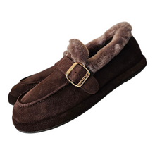 Load image into Gallery viewer, Batai su natūraliu kailiu