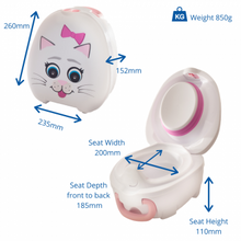 Load image into Gallery viewer, Nešiojamas mokomasis naktipuodis "Katytė"