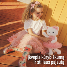 Load image into Gallery viewer, Pliušinis žaislas “Laimingas katinėlis “