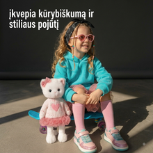 Load image into Gallery viewer, Pliušinis žaislas “Laimingas katinėlis “